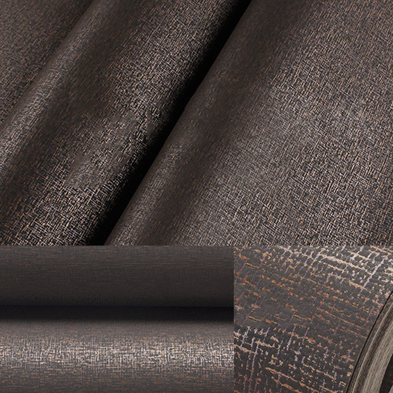 Textured Dark Color Wallpaper Simple Solid Wall Art for Living Room, 33' L x 20.5" W Clearhalo 'Modern wall decor' 'Modern' 'Wallpaper' Wall Decor' 1276899