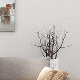 Minimalist Solid Wallpaper Roll for Dining Room 19.5' L x 20.5" W Wall Covering in Light-Color Light Gray