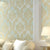 Retro Damask Wallpaper Satin Moisture Resistant Soft Color Wall Art for Bedroom Decor Turquoise Clearhalo 'Vintage wall decor' 'Vintage' 'Wallpaper' Wall Decor' 1277047