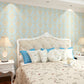 Nostalgic Damask Wallpaper Roll 3D Embossed Waterproof Light-Color Wall Decor for Bedroom Clearhalo 'Vintage wall decor' 'Vintage' 'Wallpaper' Wall Decor' 1277397