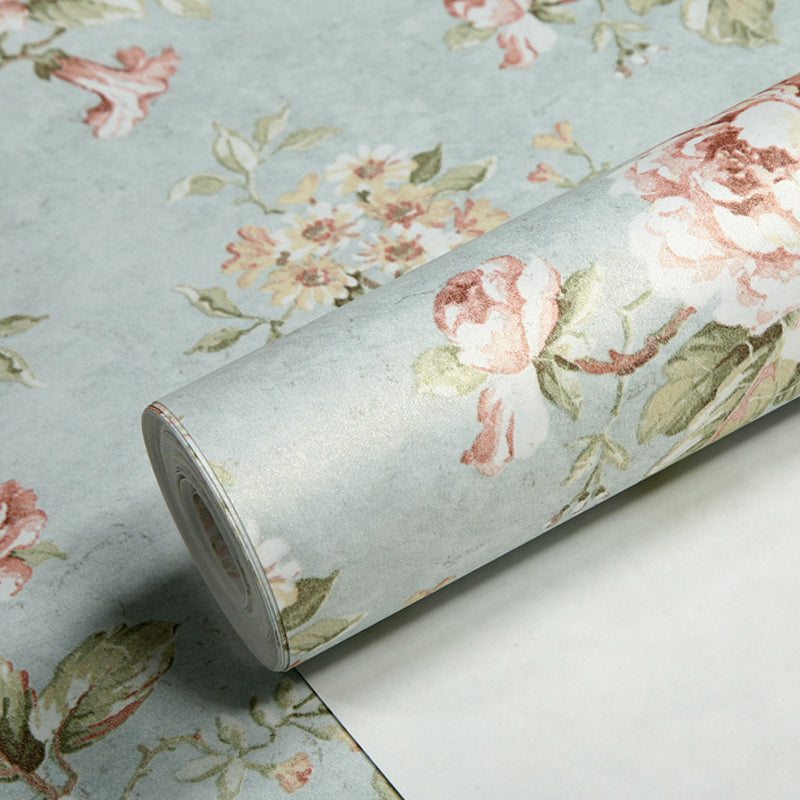 Big Peony Blossom Wallpaper Roll for Bedroom Flower Print Wall Decor, 33' x 20.5" Clearhalo 'Country wall decor' 'Rustic' 'Wallpaper' Wall Decor' 1277685