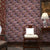 Cool 3D Brick Effect Wallpaper Roll for Living Room, Purple-Red, 33' L x 20.5" W