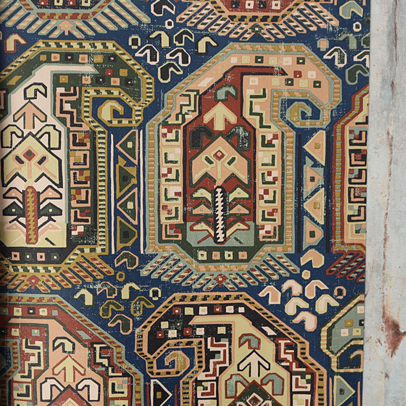 Boho Chic Tribal Pattern Wallpaper for Living Room 57.1-sq ft Wall Covering in Multi Color Clearhalo 'Wall Decor' 'Wallpaper' 1277738