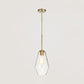 Clear/Amber Glass Triangle/Urn/Diamond Pendant Lamp Post Modern 1 Light Ceiling Pendant Light, 9"/14"/16.5" Wide Clear 9" Clearhalo 'Ceiling Lights' 'Glass shade' 'Glass' 'Modern Pendants' 'Modern' 'Pendant Lights' 'Pendants' Lighting' 127856