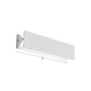 Modernism Style Linear Wall Light Sconce Aluminum Warm/White Light LED Living Room Wall Lamp in White, 7"/14" Wide Clearhalo 'Cast Iron' 'Glass' 'Industrial' 'Modern wall lights' 'Modern' 'Tiffany' 'Traditional wall lights' 'Wall Lamps & Sconces' 'Wall Lights' Lighting' 128157