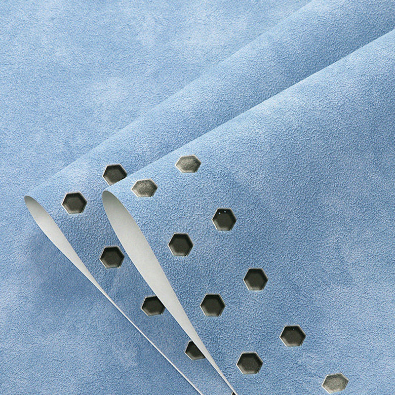 Steampunk Pierced Metal Solid Wallpaper Dark Color Moisture Resistant Wall Decor for Bedroom Clearhalo 'Industrial wall decor' 'Industrial' 'Wallpaper' Wall Decor' 1283143