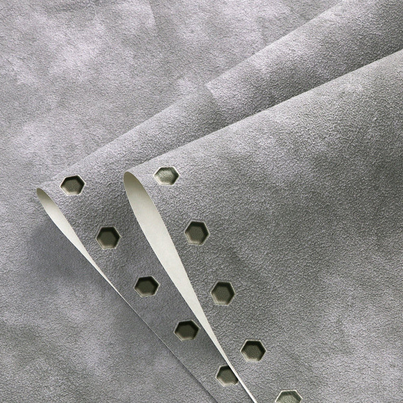 Steampunk Pierced Metal Solid Wallpaper Dark Color Moisture Resistant Wall Decor for Bedroom Clearhalo 'Industrial wall decor' 'Industrial' 'Wallpaper' Wall Decor' 1283146