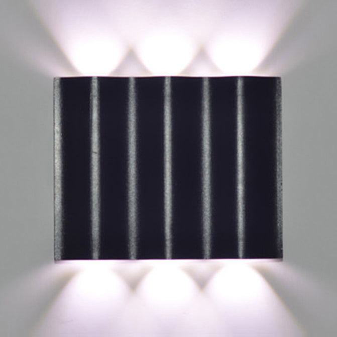 1/2/3-Light Porch Wall Sconce with Wavy Design Metal Shade Black Wall Washer Lamp in Warm/White Lighting 3.0 Black Warm Clearhalo 'Cast Iron' 'Glass' 'Industrial' 'Modern wall lights' 'Modern' 'Tiffany' 'Traditional wall lights' 'Wall Lamps & Sconces' 'Wall Lights' Lighting' 128318