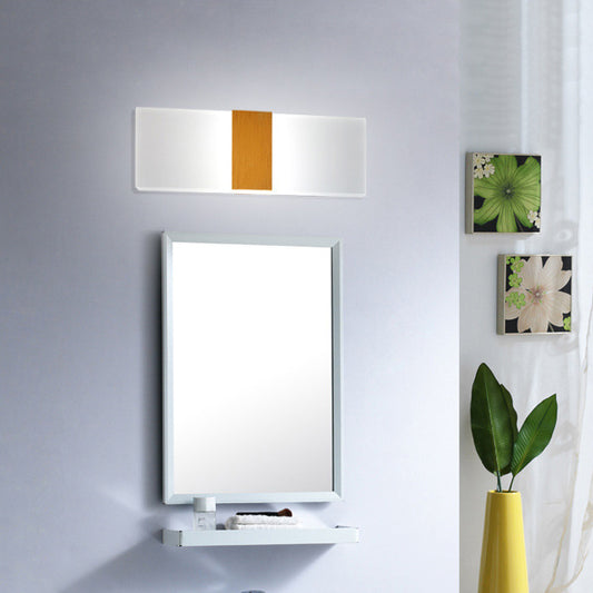 Oval/Rectangular/Convex Wall Sconce Modern 8"/10.5" Wide LED Acrylic Wall Lighting Fixture in Warm/White/Natural Light Clearhalo 'Modern wall lights' 'Modern' 'Wall Lamps & Sconces' 'Wall Lights' Lighting' 128418
