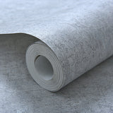 Grey Solid Wallpaper Roll Stain-Resistant Wall Art for Bedroom Decoration, 57.1-sq ft Clearhalo 'Modern wall decor' 'Modern' 'Wallpaper' Wall Decor' 1284380