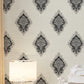 Medallion Jacquard Wallpaper Roll Nostalgic 3D Embossed Wall Decoration in Soft Color Clearhalo 'Vintage wall decor' 'Vintage' 'Wallpaper' Wall Decor' 1284407