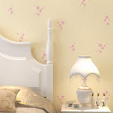 Rustic Floweret Wallpaper Roll Pink and Beige Stain Resistant Wall Decor for Bedroom Beige Clearhalo 'Country wall decor' 'Rustic' 'Wallpaper' Wall Decor' 1284589