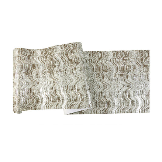 Modern Wave Line Wallpaper for Living Room 33' L x 20.5" W Wall Decor in Brown-Beige Clearhalo 'Modern wall decor' 'Modern' 'Wallpaper' Wall Decor' 1284678