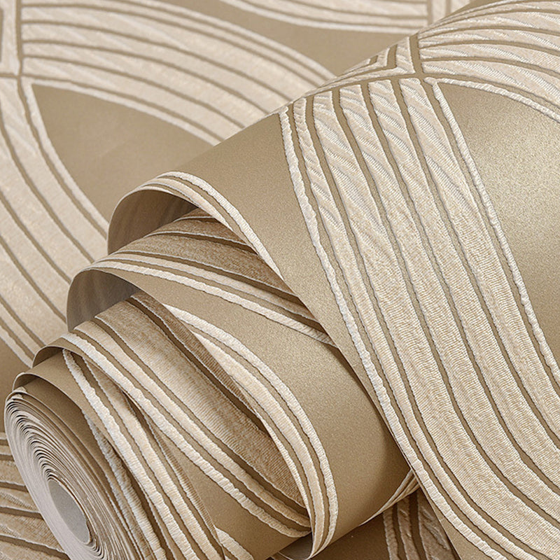 Pastel Color Stranded Pattern Wallpaper Moisture Resistant Minimalist Living Room Wall Covering Clearhalo 'Modern wall decor' 'Modern' 'Wallpaper' Wall Decor' 1284697