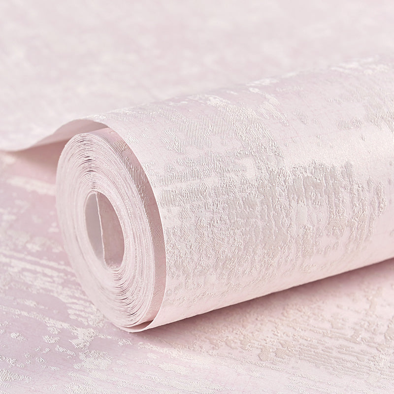 Textured Pastel Color Wallpaper Minimalistic Solid Adhesive Wall Art, Removable, 10' L x 20.5" W Clearhalo 'Modern wall decor' 'Modern' 'Wallpaper' Wall Decor' 1284725