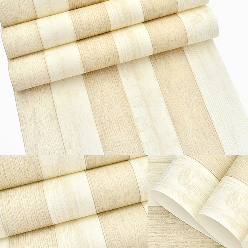 Cottage Wood Plank Wallpaper Pastel Color Bedroom Wall Decoration, 33' L x 20.5" W Clearhalo 'Country wall decor' 'Rustic' 'Wallpaper' Wall Decor' 1284798