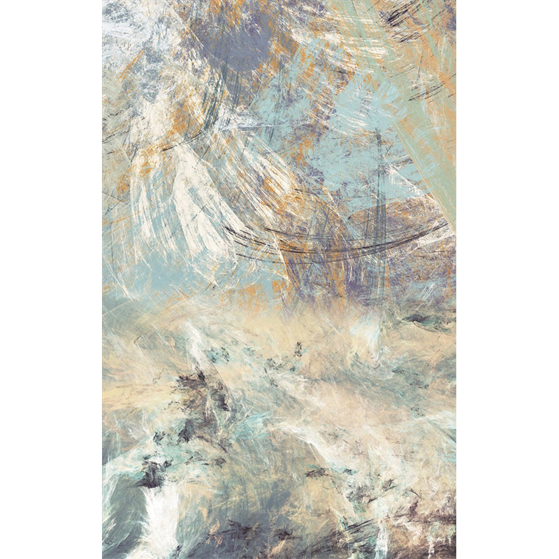 Smooth Whole Blue-Brown Mural Modern Art Abstract Wall Decoration, Optional Size Clearhalo 'Wall Decor' 'Wall Mural' 1285052