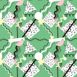 Green-White Childrens Art Murals Large Cakes Drawing Wall Decoration for Nursery