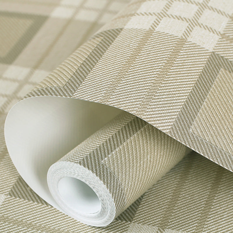 Geometric Checkered Wallpaper Roll Nordic Paper Print Wall Covering in Pastel Color Clearhalo 'Modern wall decor' 'Modern' 'Wallpaper' Wall Decor' 1285226