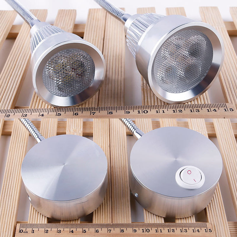 Chrome Conical Wall Lamp Modernist LED Metal Adjustable Reading Wall Sconce in Warm/White Lighting Clearhalo 'Cast Iron' 'Glass' 'Industrial' 'Modern wall lights' 'Modern' 'Tiffany' 'Traditional wall lights' 'Wall Lamps & Sconces' 'Wall Lights' Lighting' 128631