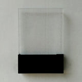 Bubble Crystal Rectangle LED Sconce Light Fixture Modern 1 Light Black/White Wall Light for Living Room Hotel Clearhalo 'Cast Iron' 'Glass' 'Industrial' 'Modern wall lights' 'Modern' 'Tiffany' 'Traditional wall lights' 'Wall Lamps & Sconces' 'Wall Lights' Lighting' 128756