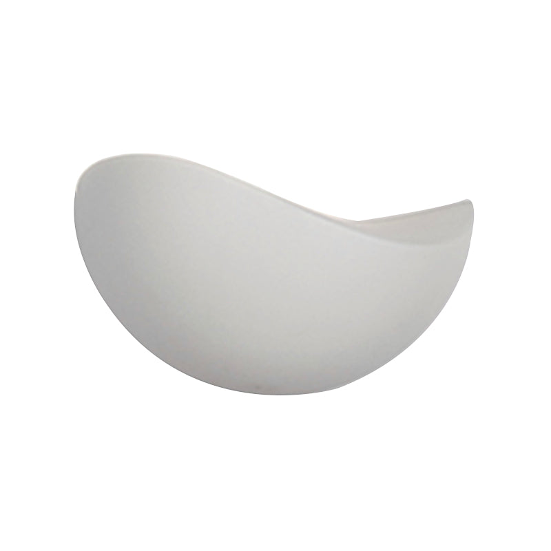 Waveforms Metallic Wall Washer Light Simple Style LED Black/White Finish Wall Sconce in Warm/White Lighting for Bedside White Clearhalo 'Cast Iron' 'Glass' 'Industrial' 'Modern wall lights' 'Modern' 'Tiffany' 'Traditional wall lights' 'Wall Lamps & Sconces' 'Wall Lights' Lighting' 128842