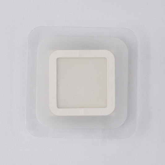 Triangle/Round/Square Corridor Wall Sconce Lighting Acrylic LED Simplicity Wall Lamp in Warm/White Clearhalo 'Modern wall lights' 'Modern' 'Wall Lamps & Sconces' 'Wall Lights' Lighting' 128878