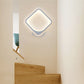Simple Triangle/Oval/Teardrop Wall Sconce Light Acrylic LED Corridor Wall Light Fixture in Warm/White White Rhombus Clearhalo 'Modern wall lights' 'Modern' 'Wall Lamps & Sconces' 'Wall Lights' Lighting' 128903