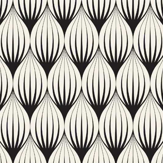 Black-White Raindrop Mural Decal Moisture Resistant Modern Bedroom Wall Covering Clearhalo 'Wall Decor' 'Wall Mural' 1289134