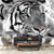 Custom Photo Print Modern Murals Wallpaper with Tiger Pattern in Black and White Black-White Clearhalo 'Wall Decor' 'Wall Mural' 1289156