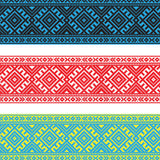 Boho Chic Seamless Belt Mural Wallpaper for Living Room Customized Wall Decor in Red-Blue-Green Clearhalo 'Wall Decor' 'Wall Mural' 1289249