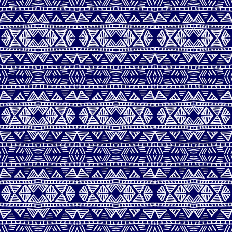 Seamless Floral Wall Mural Decal Purple Bohemian Style Wall Covering for Living Room Clearhalo 'Wall Decor' 'Wall Mural' 1289409