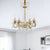 Candle Sleeping Room Chandelier Light Traditional Crystal Prism 4 Heads Gold Hanging Pendant Gold Clearhalo 'Ceiling Lights' 'Chandeliers' Lighting' options 1290195_7dd9c39e-b6be-403e-82c6-7726c31756da