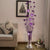 Purple LED Floor Lamp Art Decor Aluminum Pagoda Flower Floor Standing Light with Twig Design Purple Clearhalo 'Floor Lamps' 'Lamps' Lighting' 1290279