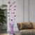 Purple LED Floral Floor Lamp Art Decor Aluminum Vase-Shaped Decorative Standing Floor Light with Twig Design Purple Clearhalo 'Floor Lamps' 'Lamps' Lighting' 1290303