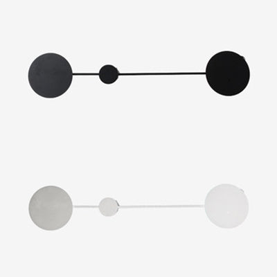 Simple LED Wall Sconce with Acrylic Shade Black/White Molecule Sconce Light Fixture in Warm/White Light Clearhalo 'Modern wall lights' 'Modern' 'Wall Lamps & Sconces' 'Wall Lights' Lighting' 130010