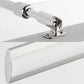 Linear Bathroom Vanity Lighting Fixture Acrylic LED Modernism Style Wall Lamp in Black/Chrome, 15"/19" Wide Clearhalo 'Cast Iron' 'Glass' 'Industrial' 'Modern wall lights' 'Modern' 'Tiffany' 'Traditional wall lights' 'Vanity Lights' 'Wall Lights' Lighting' 132038