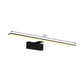 Black/White Rectangle Vanity Lamp Nordic 16.5"/20" Dia LED Acrylic Wall Sconce Light in Warm/White Light for Bathroom Clearhalo 'Cast Iron' 'Glass' 'Industrial' 'Modern wall lights' 'Modern' 'Tiffany' 'Traditional wall lights' 'Vanity Lights' 'Wall Lights' Lighting' 132207