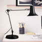 Bell Shaped Desk Lamp Contemporary Stylish Metal 1 Light Study Room Adjustable Desk Lighting in Black Clearhalo 'Lamps' 'Table Lamps' Lighting' 133686
