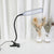 Plastic Clamp LED Reading Light Modern Eye Protection Usb Mini Desk Lamp with Flexible Arm Black Clearhalo 'Desk Lamps' 'Lamps' Lighting' 134504