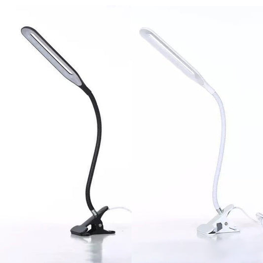 Plastic Clamp LED Reading Light Modern Eye Protection Usb Mini Desk Lamp with Flexible Arm Clearhalo 'Desk Lamps' 'Lamps' Lighting' 134506