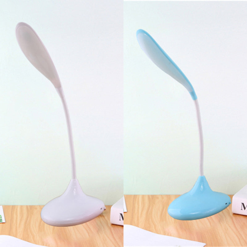 Rotatable Arm LED Standing Desk Lamp Blue/White USB Charging Reading Light for Study Clearhalo 'Desk Lamps' 'Lamps' Lighting' 134617
