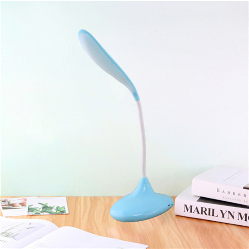Rotatable Arm LED Standing Desk Lamp Blue/White USB Charging Reading Light for Study Clearhalo 'Desk Lamps' 'Lamps' Lighting' 134619