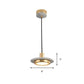 Round Metal Pendant Lighting Modern 1 Light White/Black/Green Hanging Ceiling Lamp with Marble Ring Clearhalo 'Ceiling Lights' 'Modern Pendants' 'Modern' 'Pendant Lights' 'Pendants' Lighting' 135195