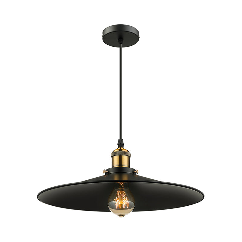 Metal Conic Ceiling Pendant Industrial Style 1 Light Dining Table Ceiling Light Fixture in Brass/Weathered Brass Clearhalo 'Art Deco Pendants' 'Cast Iron' 'Ceiling Lights' 'Ceramic' 'Crystal' 'Industrial Pendants' 'Industrial' 'Metal' 'Middle Century Pendants' 'Pendant Lights' 'Pendants' 'Tiffany' Lighting' 135636