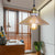 Single Light Hanging Ceiling Light with Cone Shade Ribbed Glass Industrial Dining Room Pendant Lighting in Black/Clear Clear Clearhalo 'Ceiling Lights' 'Glass shade' 'Glass' 'Industrial Pendants' 'Industrial' 'Middle Century Pendants' 'Pendant Lights' 'Pendants' 'Tiffany' Lighting' 136145