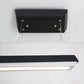 Led Office Pendant Lighting with Slim Rectangular Linear Metal Shade Modern Black Hanging Lamp Kit for Office Clearhalo 'Ceiling Lights' 'Modern Pendants' 'Modern' 'Pendant Lights' 'Pendants' Lighting' 136369