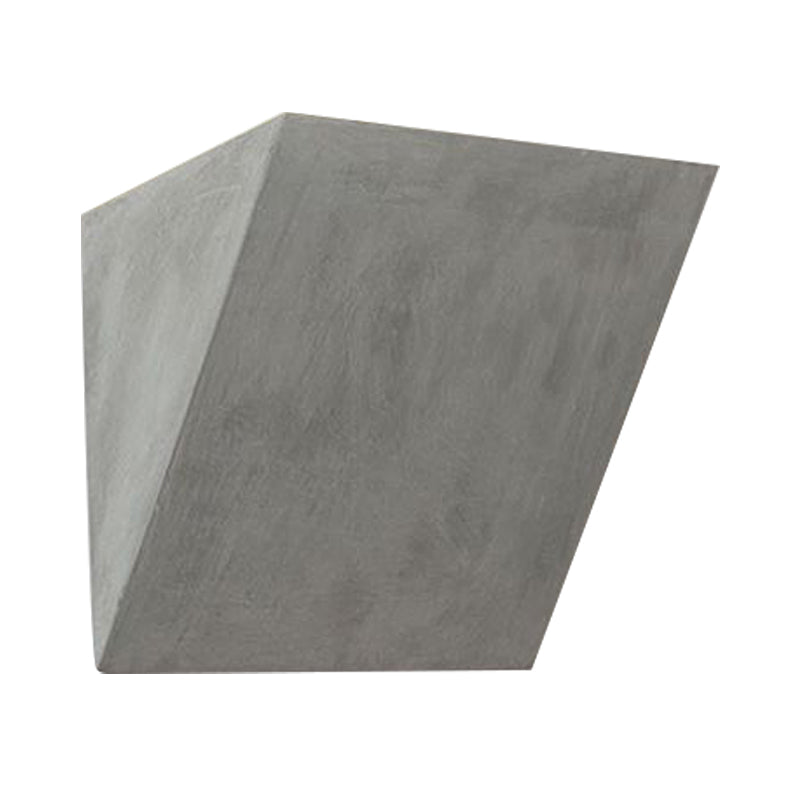 Cement Bowl/Cylinder Shade Wall Lighting Modern Style 1 Light Bathroom Wall Light Fixture in Grey Clearhalo 'Industrial wall lights' 'Industrial' 'Middle century wall lights' 'Tiffany' 'Wall Lamps & Sconces' 'Wall Lights' Lighting' 136886