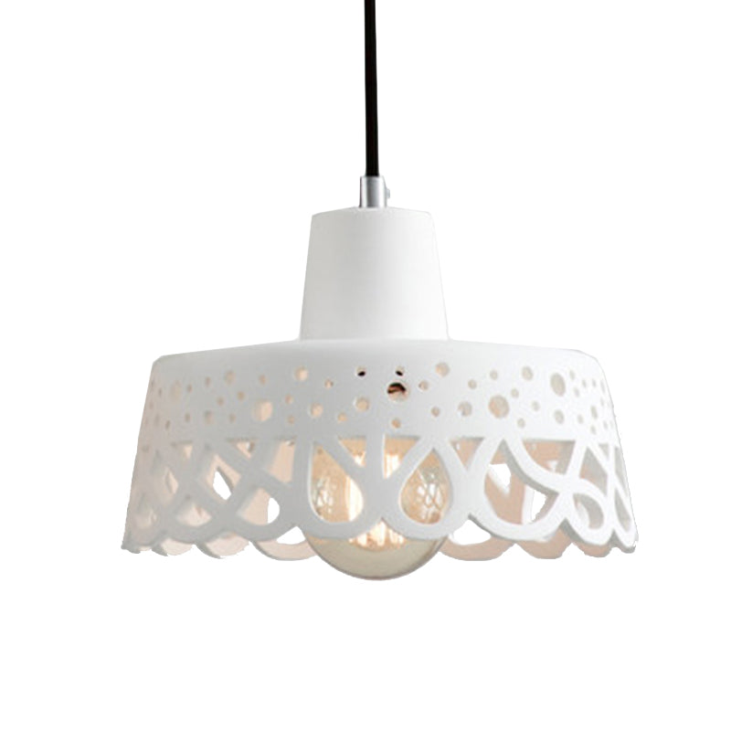 Etched Pendant Lighting in Nordic Style Concrete 1 Light Grey/White/Yellow Hanging Light with Geometric/Bell/Flared Shade Clearhalo 'Ceiling Lights' 'Modern Pendants' 'Modern' 'Pendant Lights' 'Pendants' Lighting' 137494