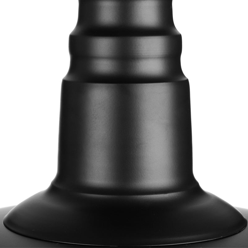 10"/14"/18" Dia Barn Dining Room Ceiling Light Fixture Vintage Style Iron 1 Light Black/White Semi Flush Ceiling Light Clearhalo 'Ceiling Lights' 'Close To Ceiling Lights' 'Close to ceiling' 'Flush mount' 'Industrial Flush Mount' Lighting' 137624